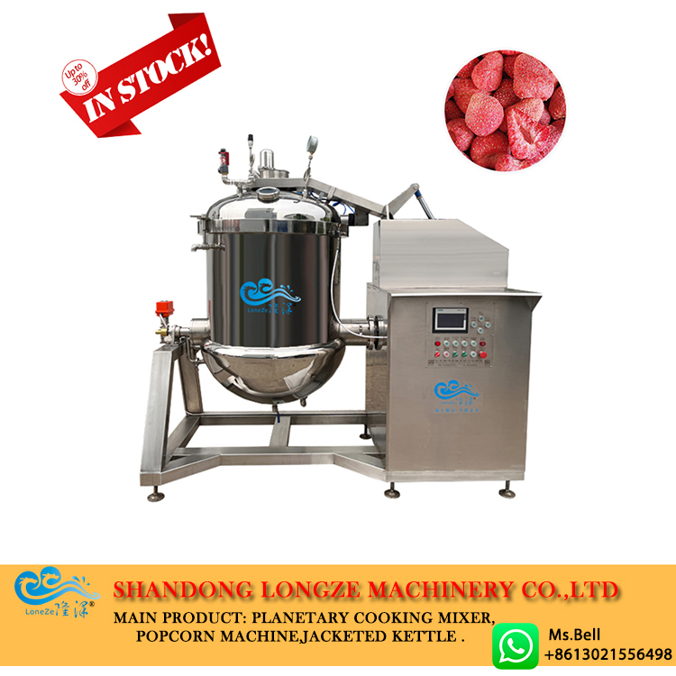 Automatic Vacuum Sugar Dipping Cooking Pot Machine