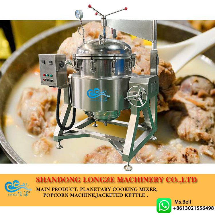 Industrial Meat Steam Electric Induction Large High Pressure Cooker