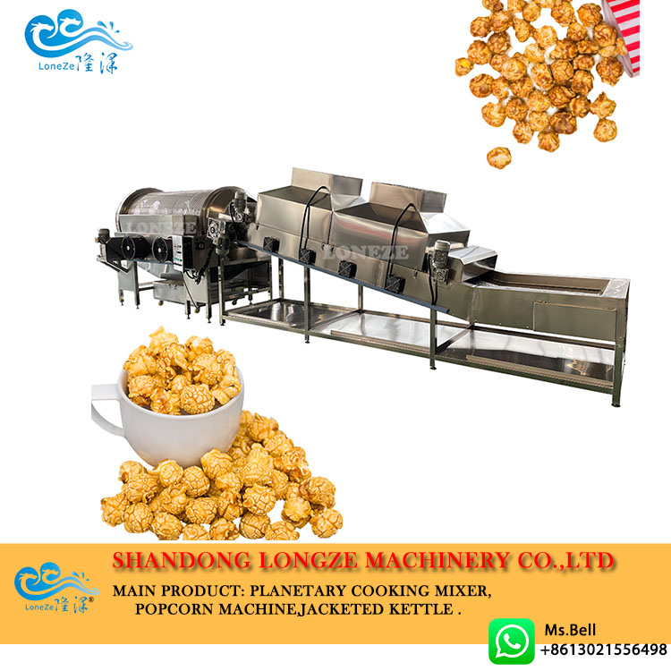 Commercial Large Scale Popcorn Machine Popcorn Production Line