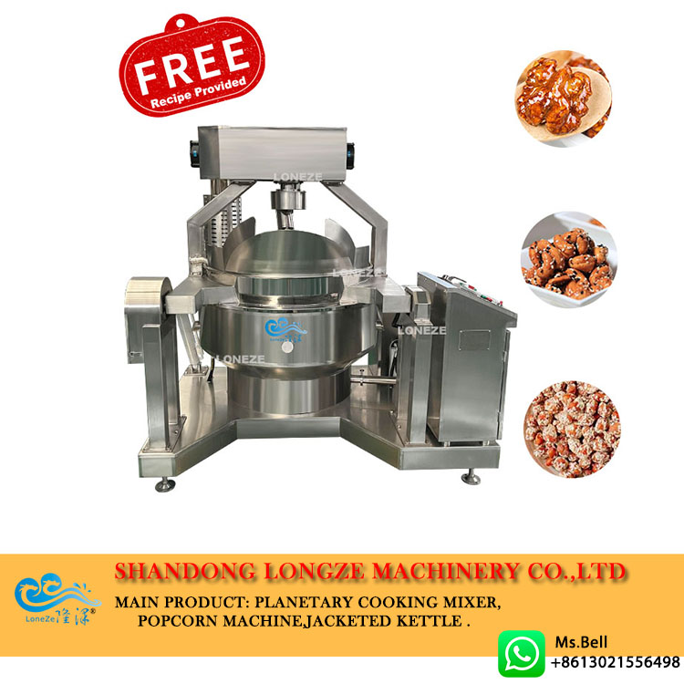 Automatic Nuts Caramelized Walnuts Sugar Coating Machine