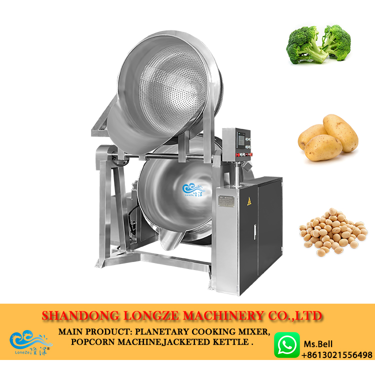 Industrial Blanching Machine for Frozen Fruit/Vegetables/Beans