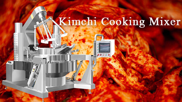 Koreaanse kimchi-kookpot met grote inhoud en agitato