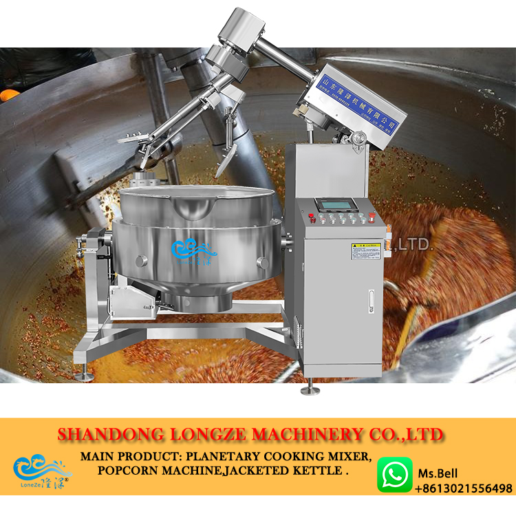 Sambal Chili Pasta Koken met Gedroogde Garnalen Machine