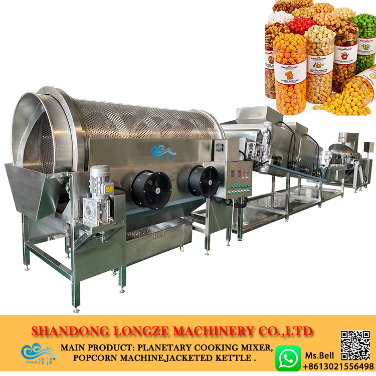 Good Quality Automatic Large Popcorn Machine and Production Line
