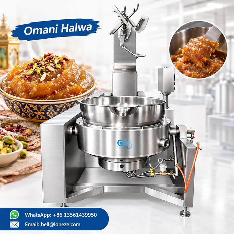 Omani Halwa Making with Planetary Stirring Cooking Mixer