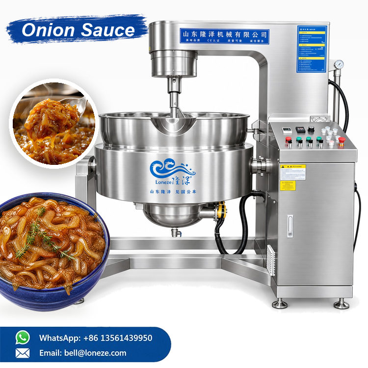 How to Scale Onion Sauce Production? The Planetary Stirring Cooking Mixer