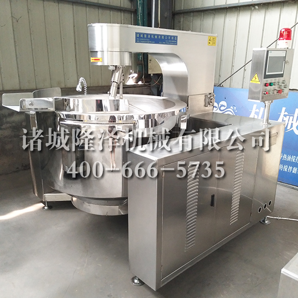 Sauce stirring pot professional stuffing cooking equipment_Industry  knowledge_Bean paste cooking mixer_Jam paste cooking mixer_Ball shape  popcorn processing line-Zhucheng Longze Machinery Co.,Ltd