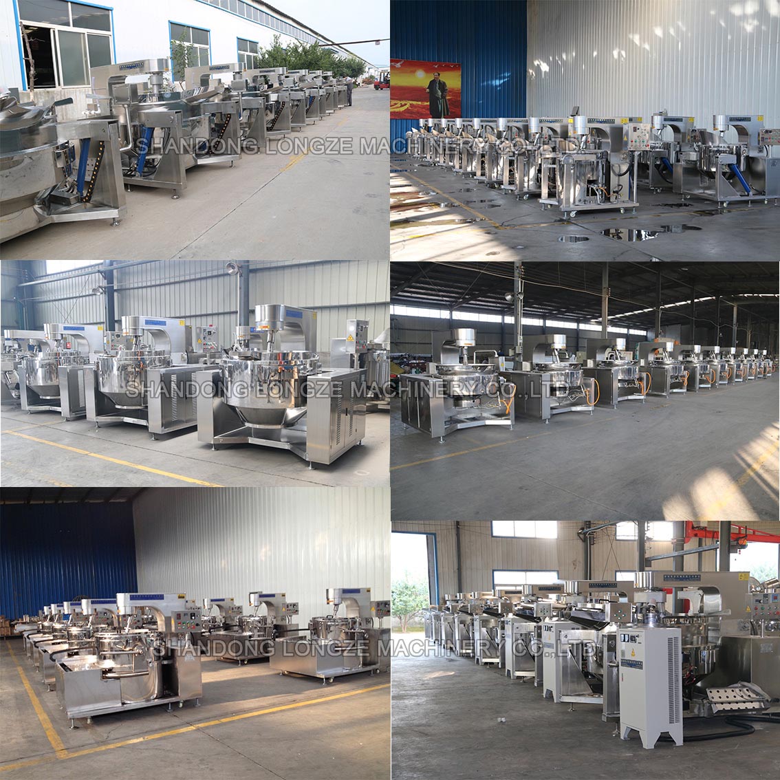 fast food large cooking mixer machine