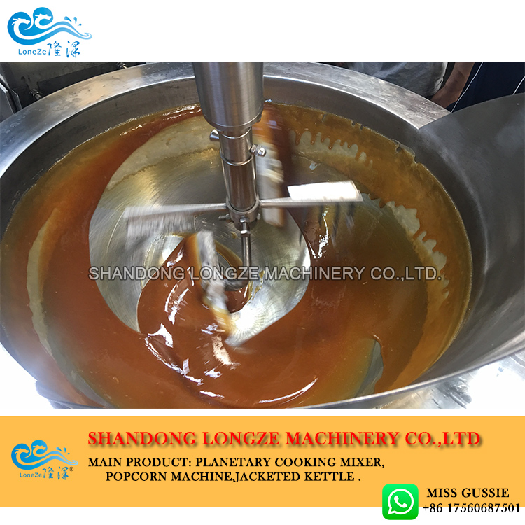 caramel sauce cooking mixer machine