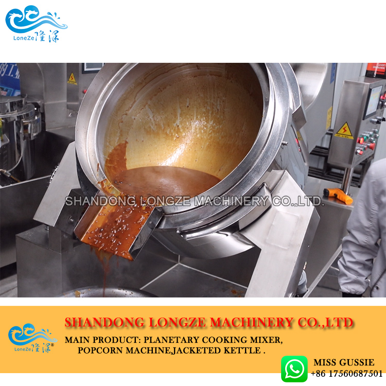 pepper sauce cooking mixer machine