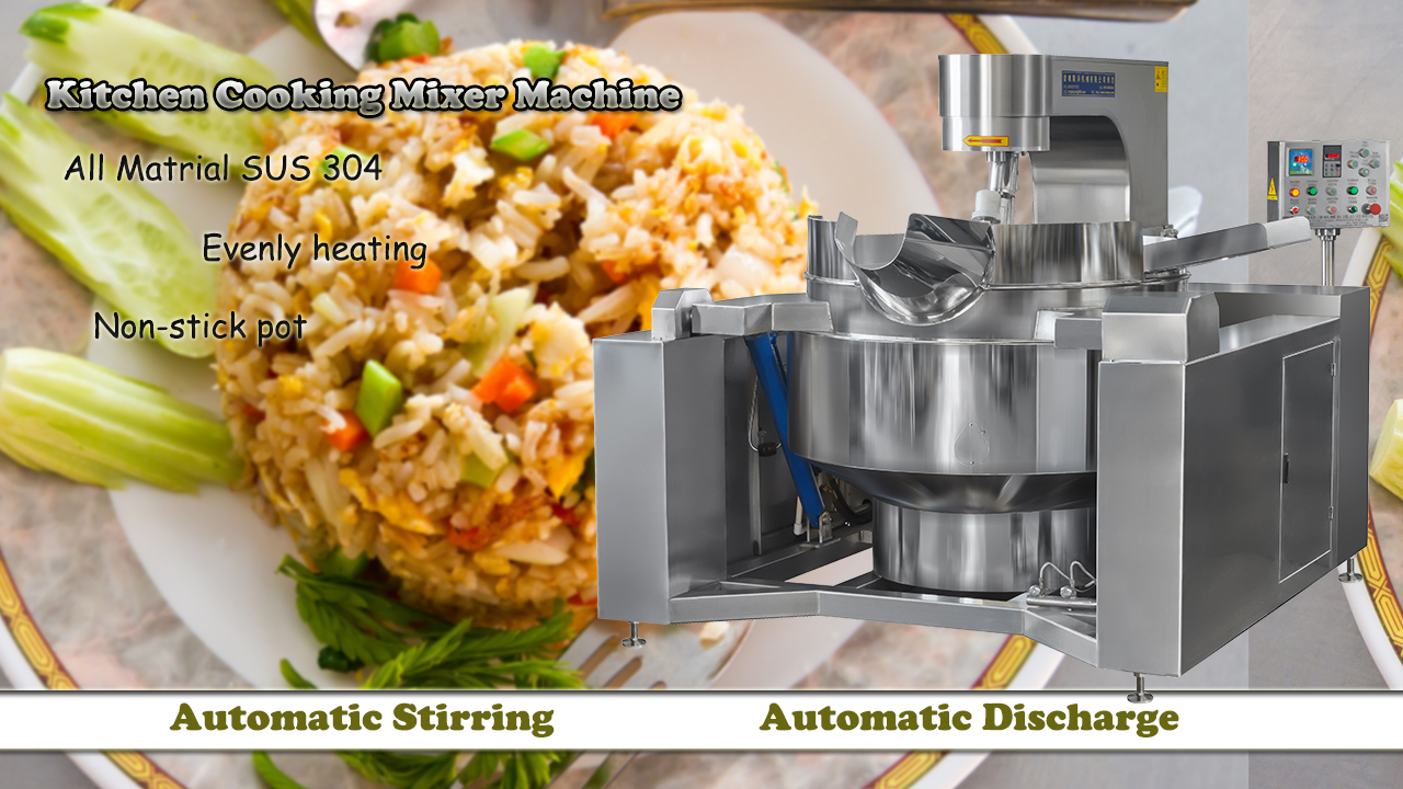commercial kitchen cooking mixer