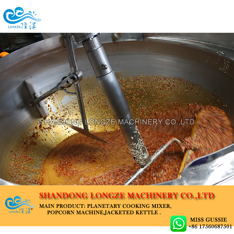 Producing Chili Sauce Using Electric Induction Cooking Mixer