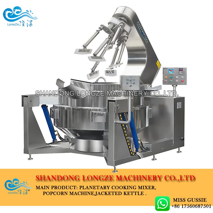 industrial cooking mixer, sauce cooking mixer machine