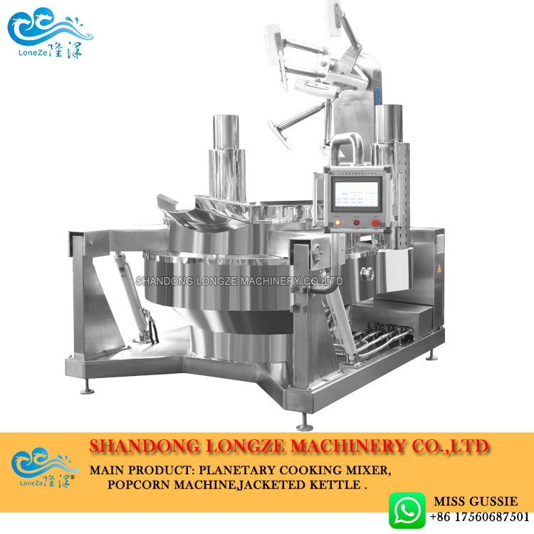 sauce cooking mixer， automatic cooking mixer