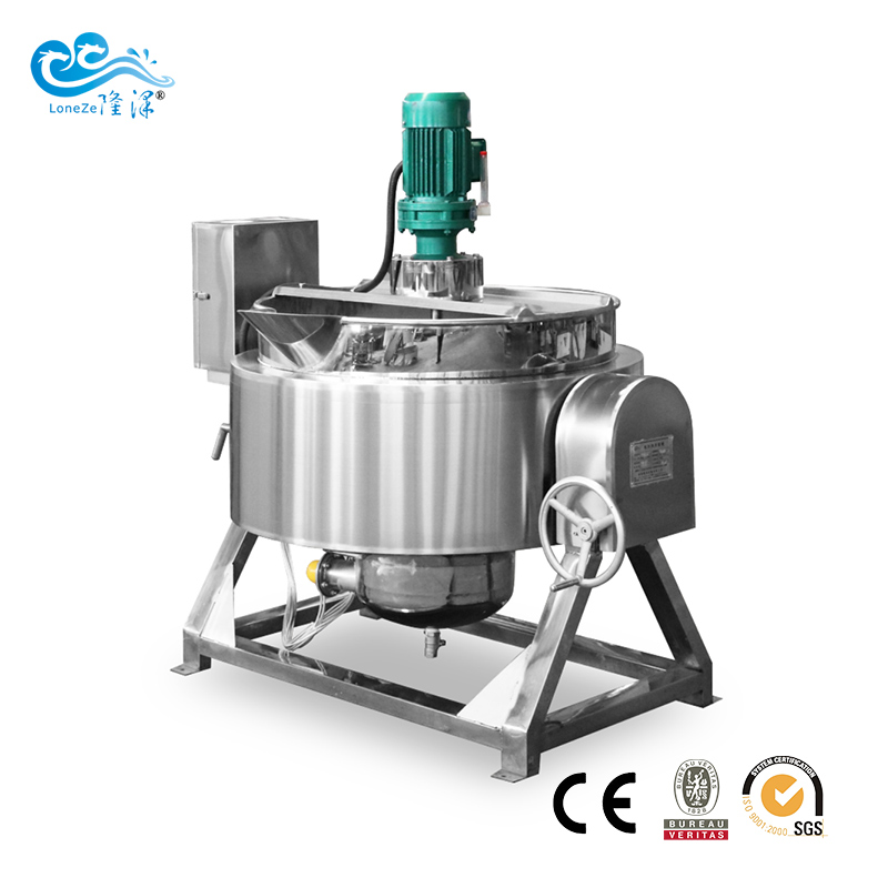 jacketed kettle,jacketed kettle with mixer,steam cooking kettle with mixer