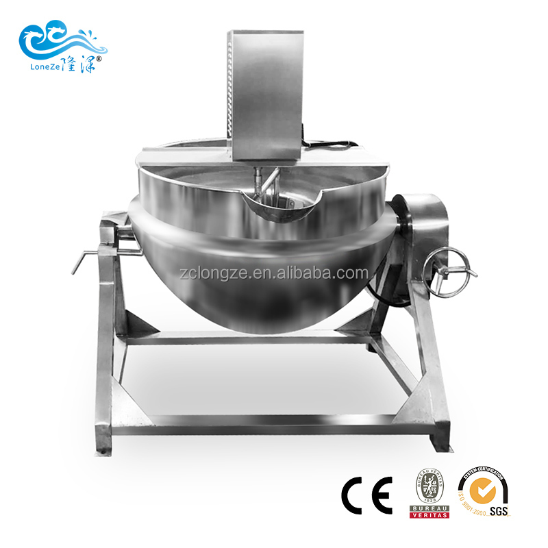 jacketed kettle,jacketed kettle with mixer,steam cooking kettle with mixer