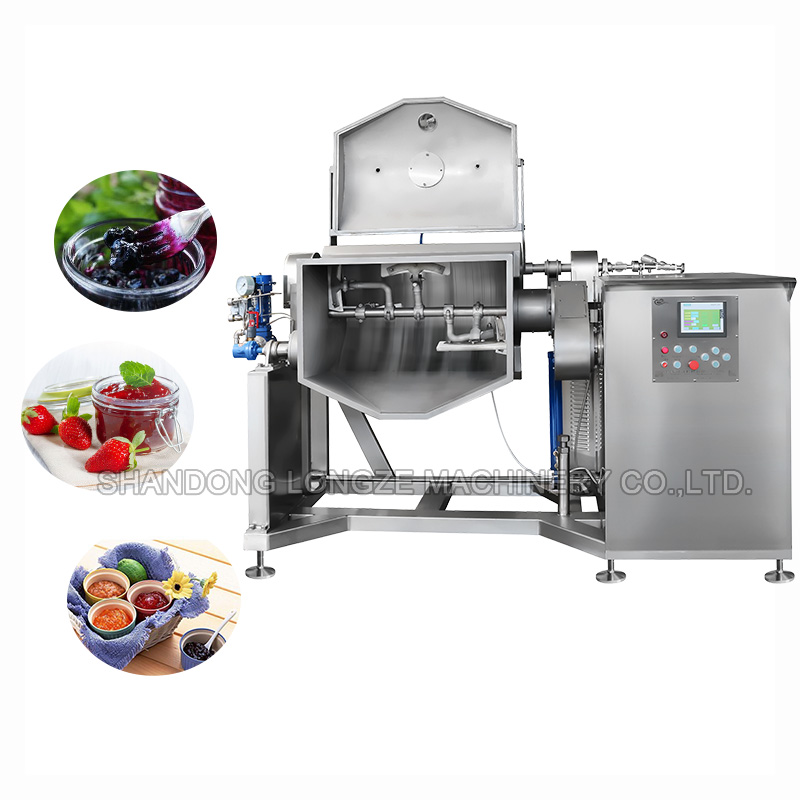 horizontal cooking mixer, vacuum cooking mixer, steam heating cooking mixer