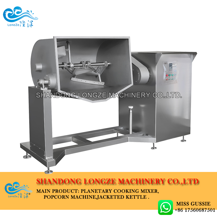 horizontal cooking mixer, vacuum cooking mixer, steam heating cooking mixer