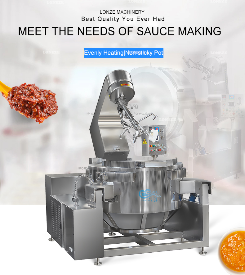 chili sauce making machine, chili sauce making equipment, sauce processing equipment