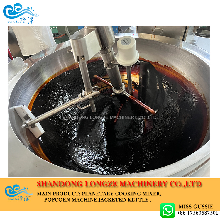 Caramel sauce cooking mixer,caramel cooking machine, caramel sauce cooking pot