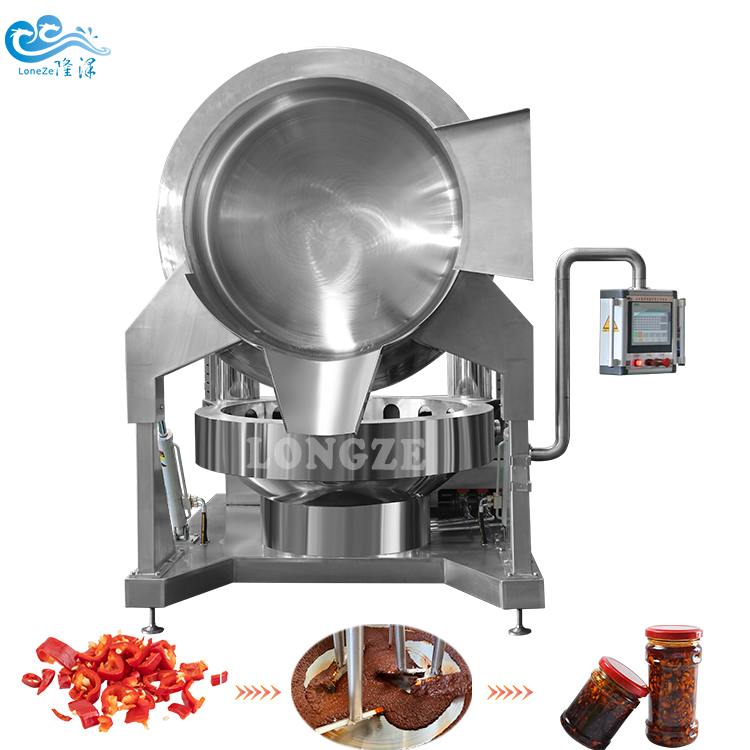 automatic cooking mixer machine, cooking mixer machine for sale, chili sauce cooking mixer machine