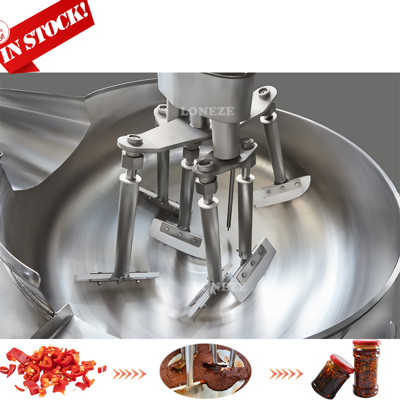 chilisaus Koken Mixer Machine， Karamel Saus Koken Mixer Machine， Automatische Koken Mixer Machine