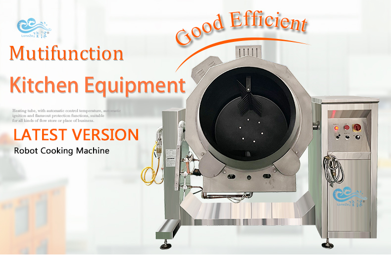 robot cooking machine, automatic cooking drum machine, intelligent stir fry machine