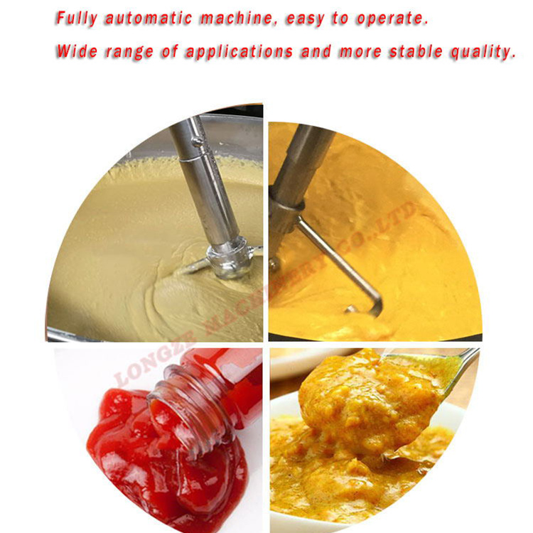 sauce cooking mixer,industrial cooking mixer machine,sweetened sauce cooking mixer machine