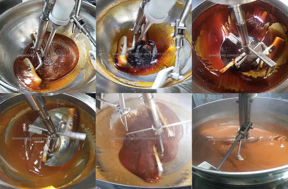 sweet Caramel Sauce Cooking Mixer Machine ，caramel Sauce Cooking Machine，industrial Caramel Sauce Cooking Mixer Machine 