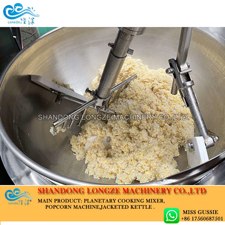 máquina De Cozimento De Arroz Frito， Misturador Automático De Cozimento De Arroz Frito， Máquina Misturadora De Cozimento Industrial Para Arroz Frito