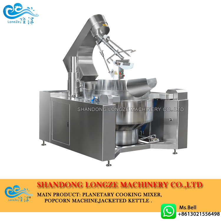 industrial cooking mixer machine, large cooking mixer machine,automatic gas cooking mixer machine