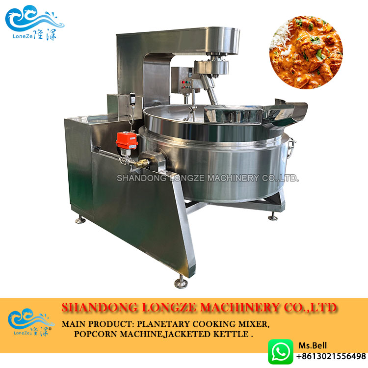 industrial cooking mixer machine, masala cooking mixer machine, automatic cooking mixer machine