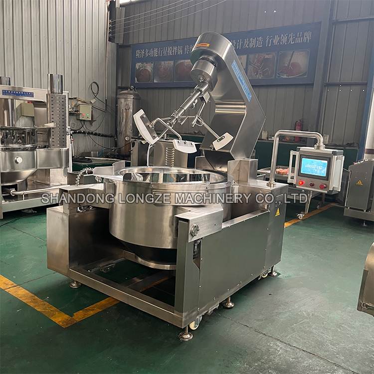 industrial cooking mixer machine， automatic cooking mixer machine，large cooking mixer machine