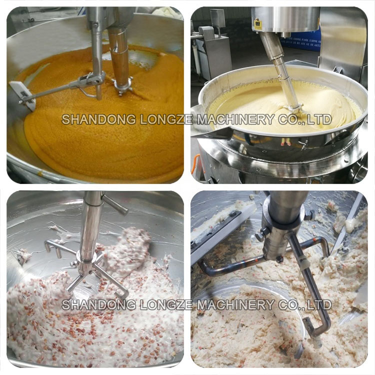 industrial cooking mixer machine, planetary cooking mixer machine, paste cooking mixer machine