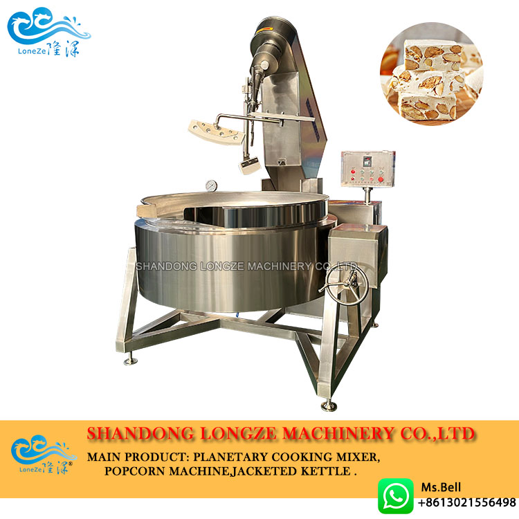 industrial cooking kettle with agitator,peanut candy cooking mixer, industrial cooking mixer machine