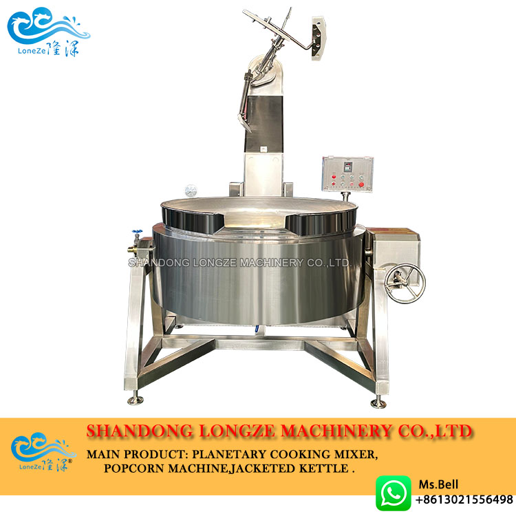 industrial cooking mixer machine, peanut brittle cooking machine, automatic cooking mixer machine