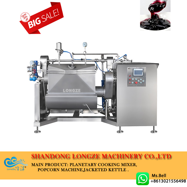 vacuum cooking mixer, horizontal cooking mixer, industrial horizontal cooking mixer