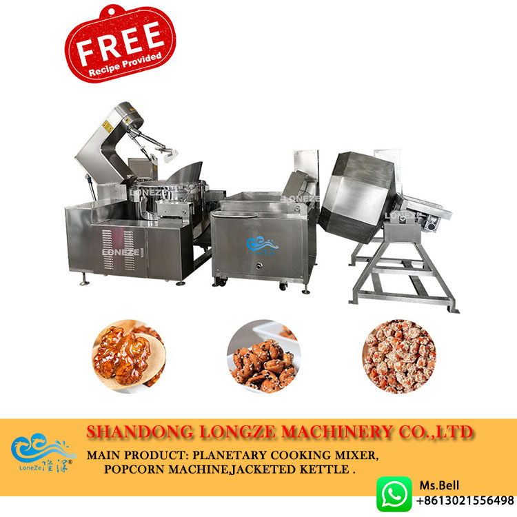 nuts coated machine,peanut sugar coating machine,nuts processing production line