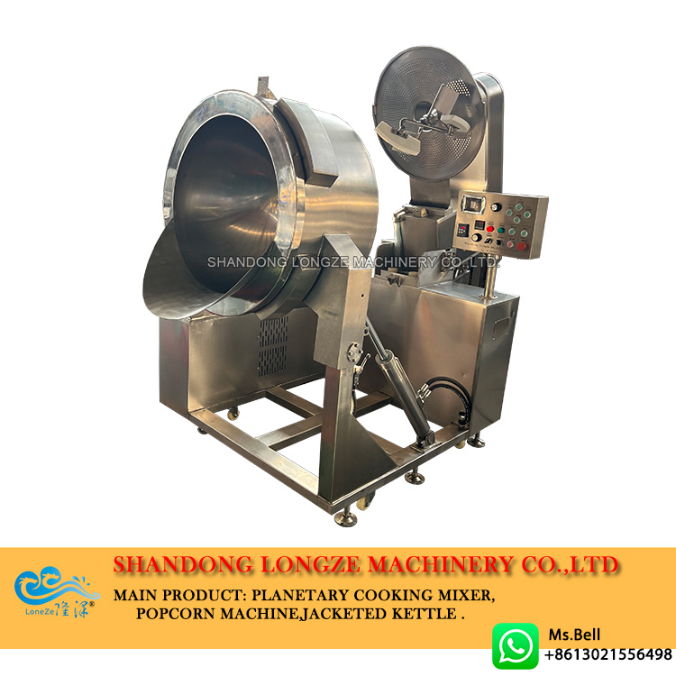 industrial popcorn machine, popcorn making machine, flavor popcorn machine