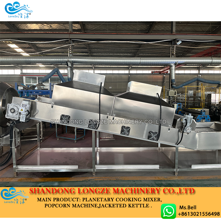 popcorn production line,industrial popcorn production line,automatic popcorn production line