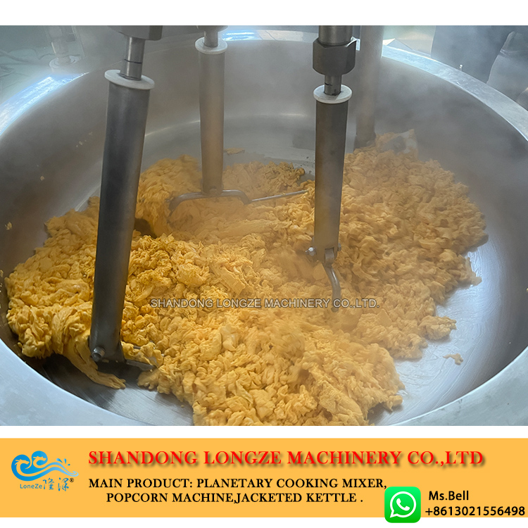 scrambled eggs cooking mixer，planetary cooking mixer， food cooking mixer