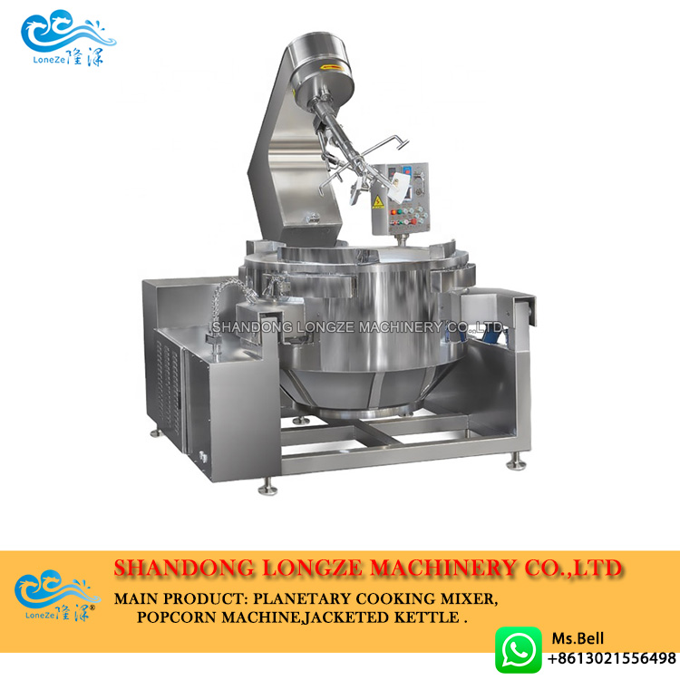 fried rice cooking pot with mixer,tilting cooking mixer,stir fried rice machine