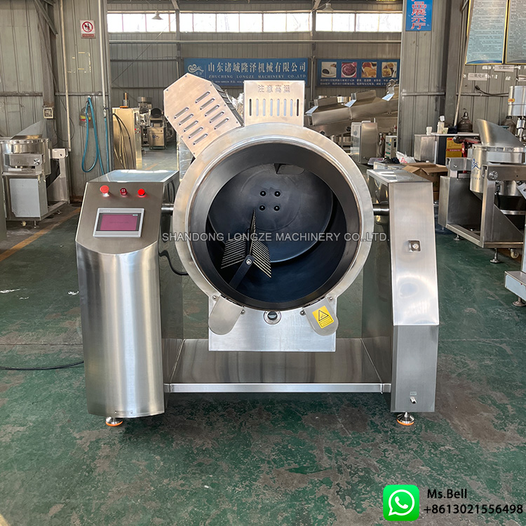 automatic cooking robot machine,stir fry machine, automatic cooking drum machine