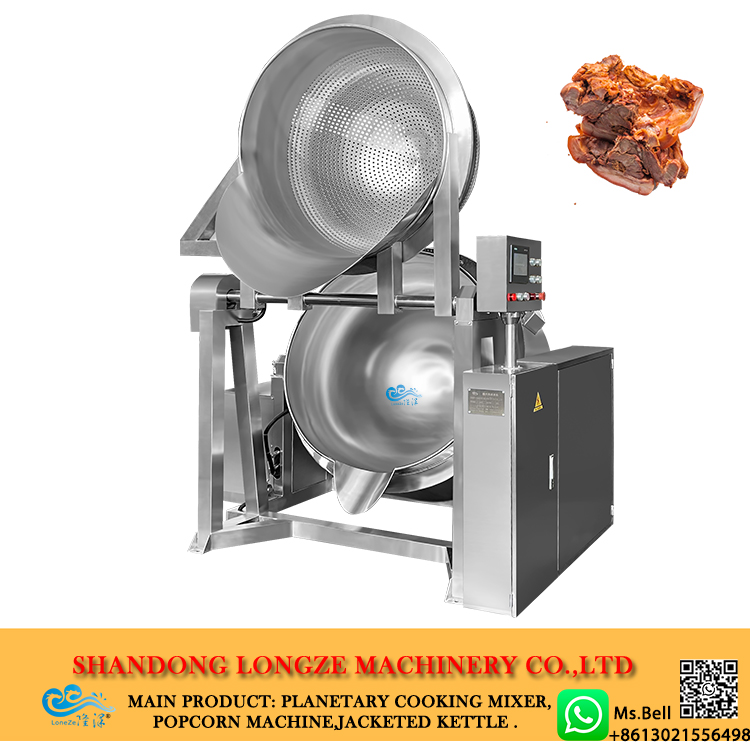 industrial braising duck pot,automatic stew vegetables cooking pot, blanching machine