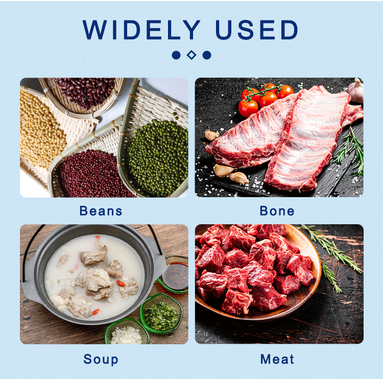 broth with solids pressure cooker, automatic pressure kettle,high pressure cooking pot