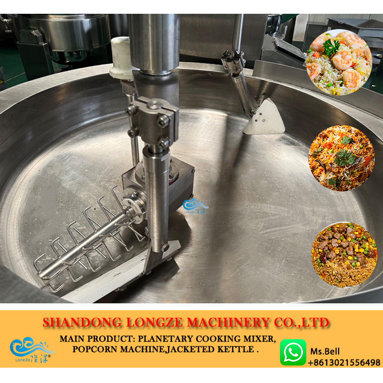 Commercial automatic fried rice machine, Industrial fried rice maker,fried rice equipment