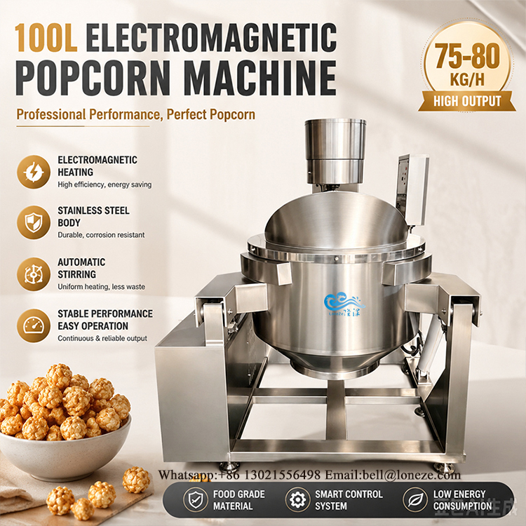 industrial popcorn machine, commercial popcorn popper, popcorn machine factory, popcorn machine manufacturer