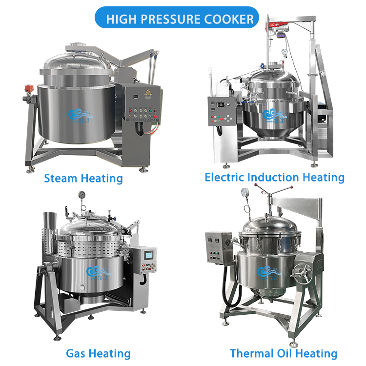 industrial pressure cooker,commercial bone broth machine,high-pressure soup kettle,large capacity broth cooker