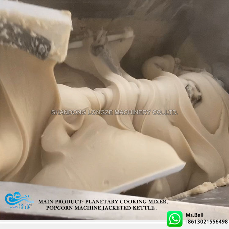 horizontal cooking mixer, vacuum cooking mixer machine, cooking mixer for jam,vacuum jacketed kettle, horizontal axis cooking wok