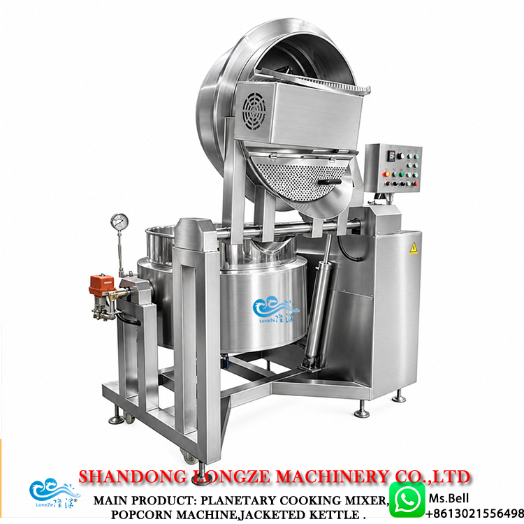 industrial bean boiling pot, commercial blanching kettle, soybean boiling machine, customizable blanching machine